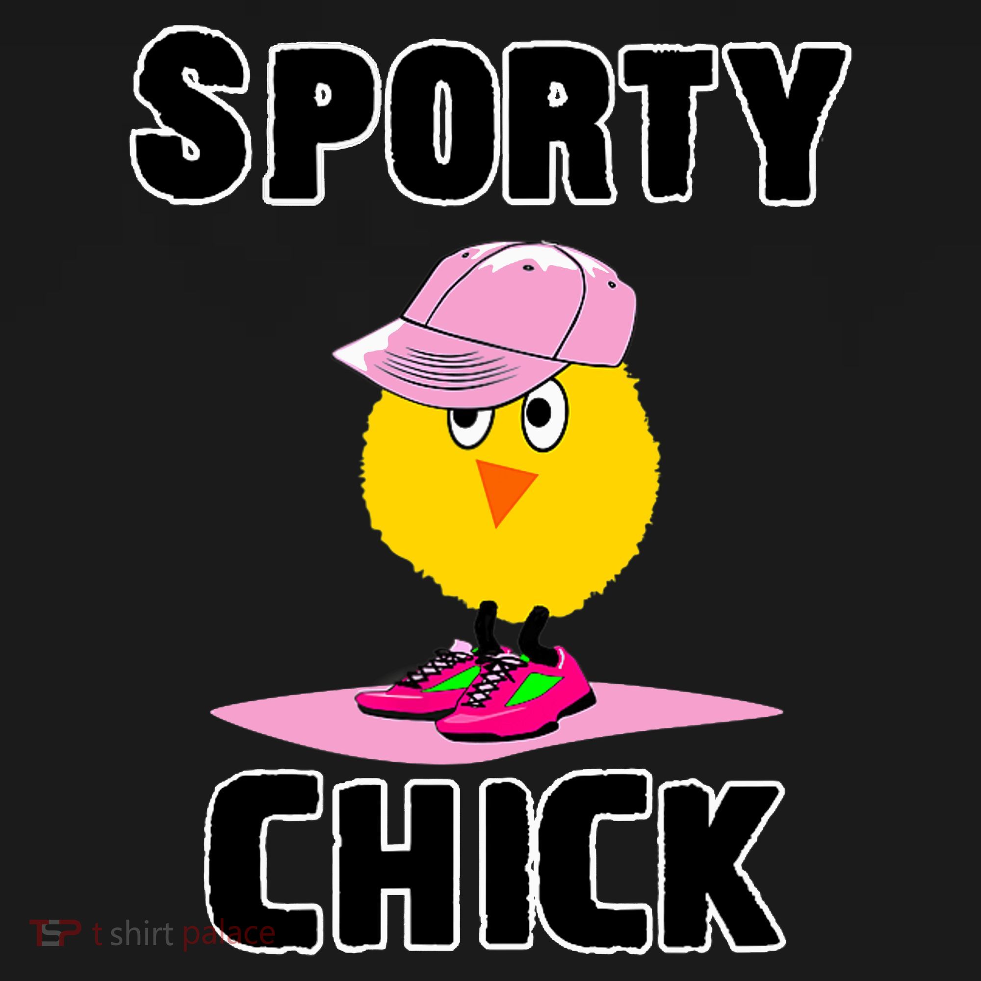 Sporty Chick Fun Womens Sports Cute Pink Softball Cap Shoes T-Shirt