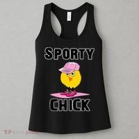 Sporty Chick Fun Womens Sports Cute Pink Softball Cap Shoes Women's Tank Top thumb 3