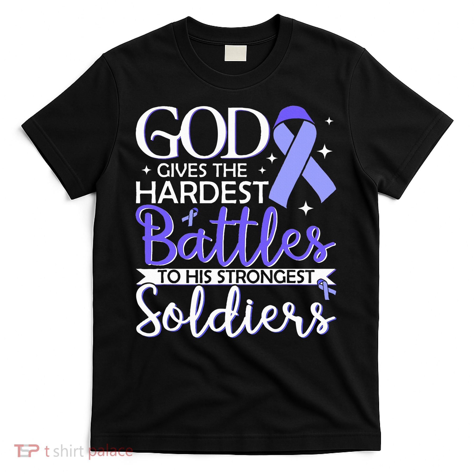 Stomach Cancer Fighter Survivor Periwinkle Ribbon  T-Shirt