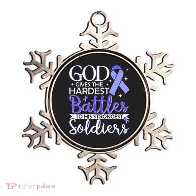 Stomach Cancer Fighter Survivor Periwinkle Ribbon  Ornament