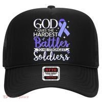 Stomach Cancer Fighter Survivor Periwinkle Ribbon  Hat thumb 0