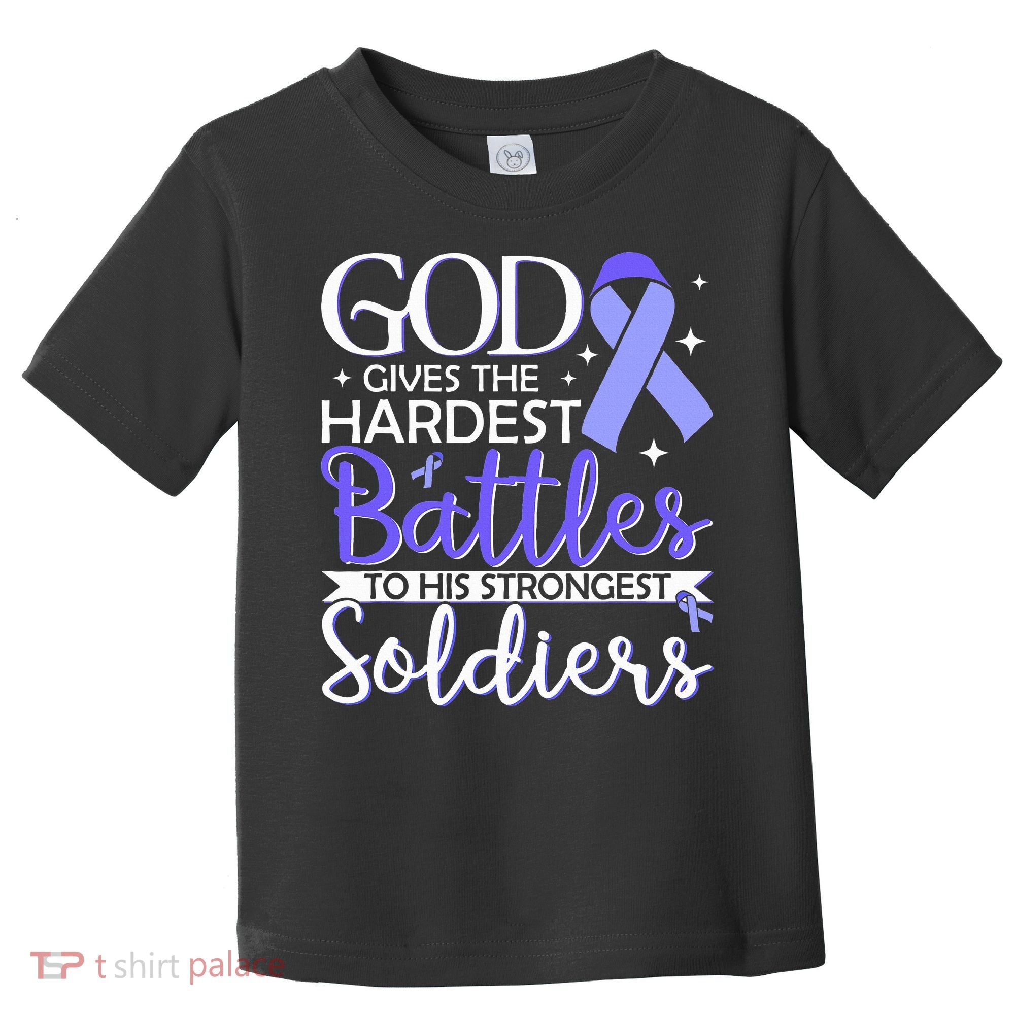 Stomach Cancer Fighter Survivor Periwinkle Ribbon  Toddler T-Shirt
