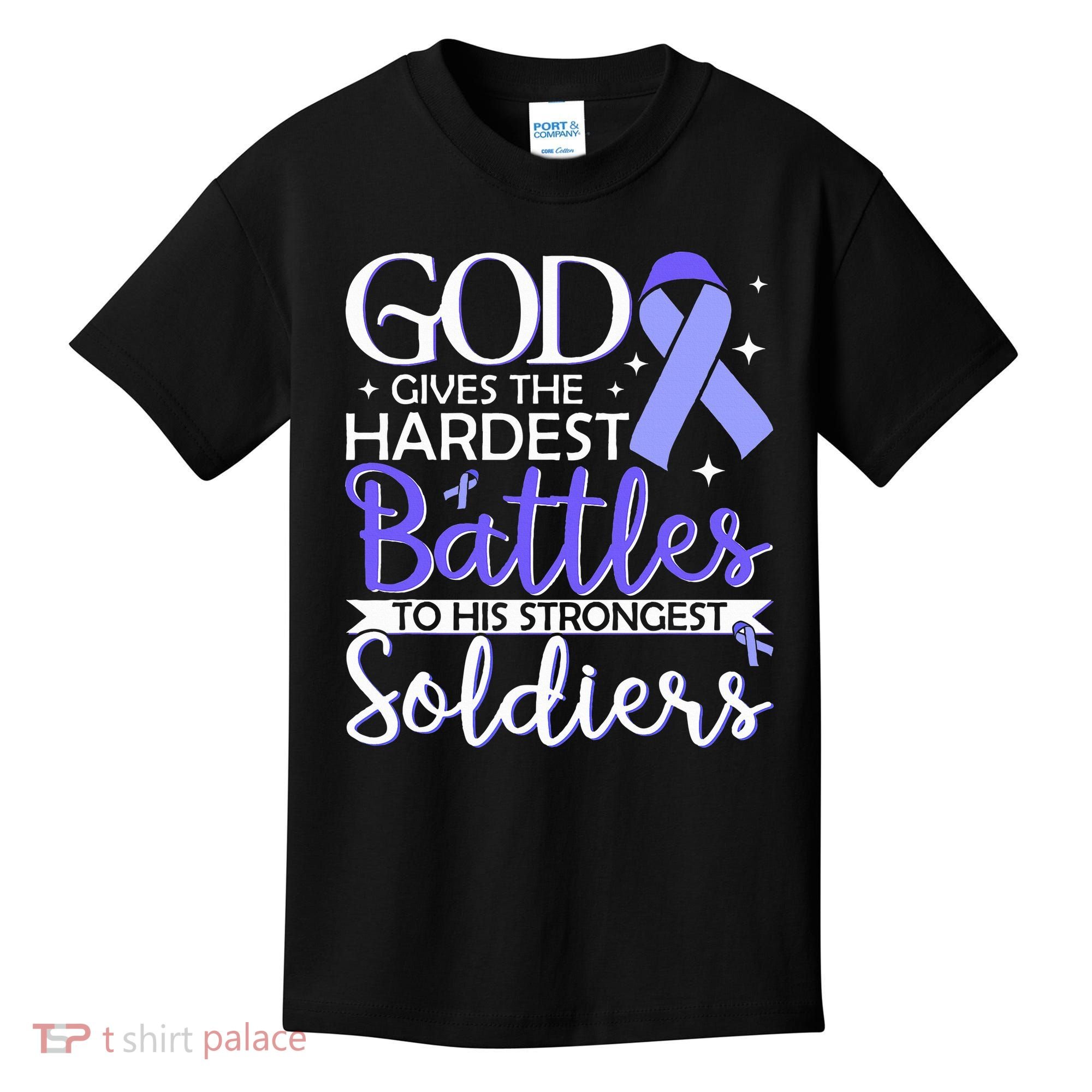 Stomach Cancer Fighter Survivor Periwinkle Ribbon  Kids T-Shirt