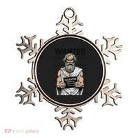 Socrates Corrupting Funny Philosophy Police Mugshot Ornament thumb 0