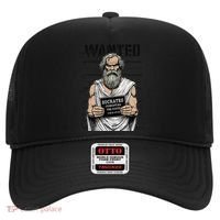 Socrates Corrupting Funny Philosophy Police Mugshot Hat thumb 0