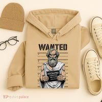 Socrates Corrupting Funny Philosophy Police Mugshot Hoodie thumb 4