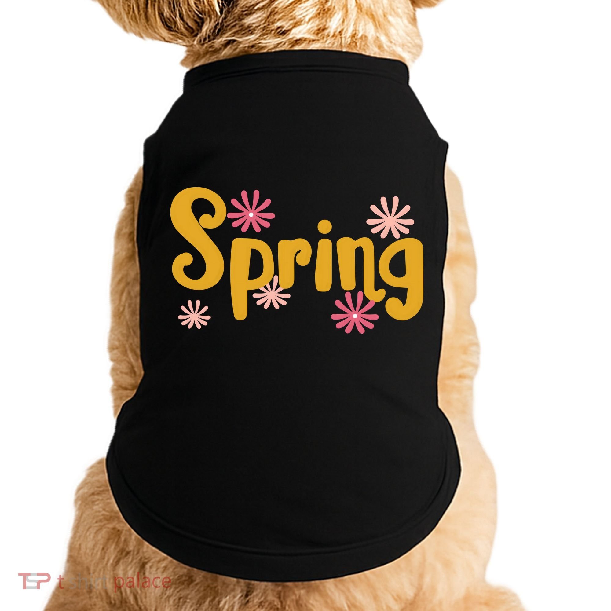 Spring Cute Floral Season Doggie Tank