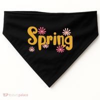 Spring Cute Floral Season USA-Made Doggie Bandana thumb 0