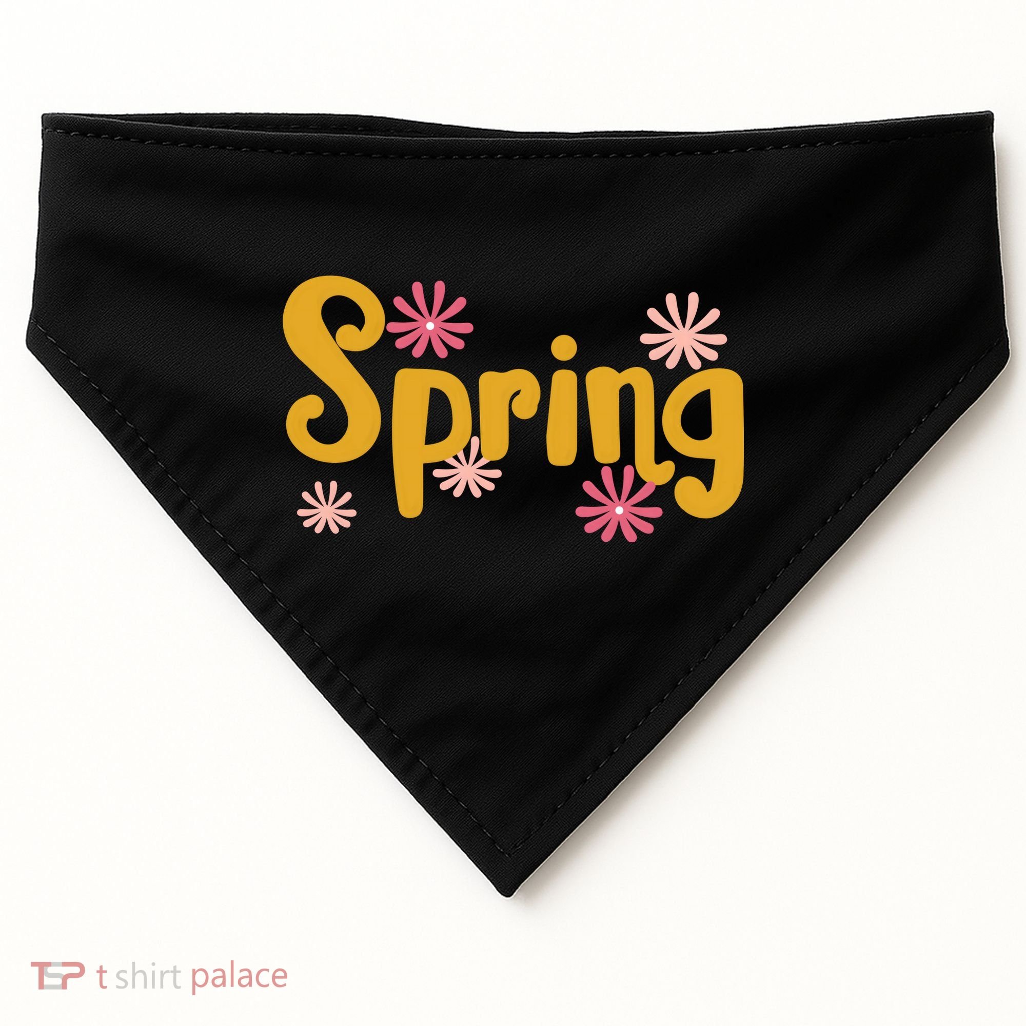 Spring Cute Floral Season USA-Made Doggie Bandana