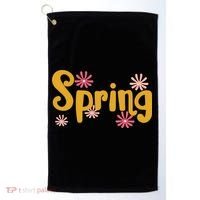 Spring Cute Floral Season Golf Towel thumb 0