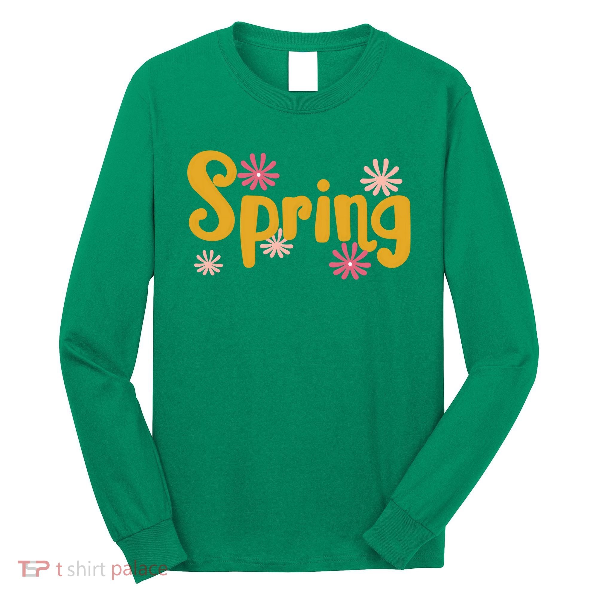Spring Cute Floral Season Long Sleeve Shirt