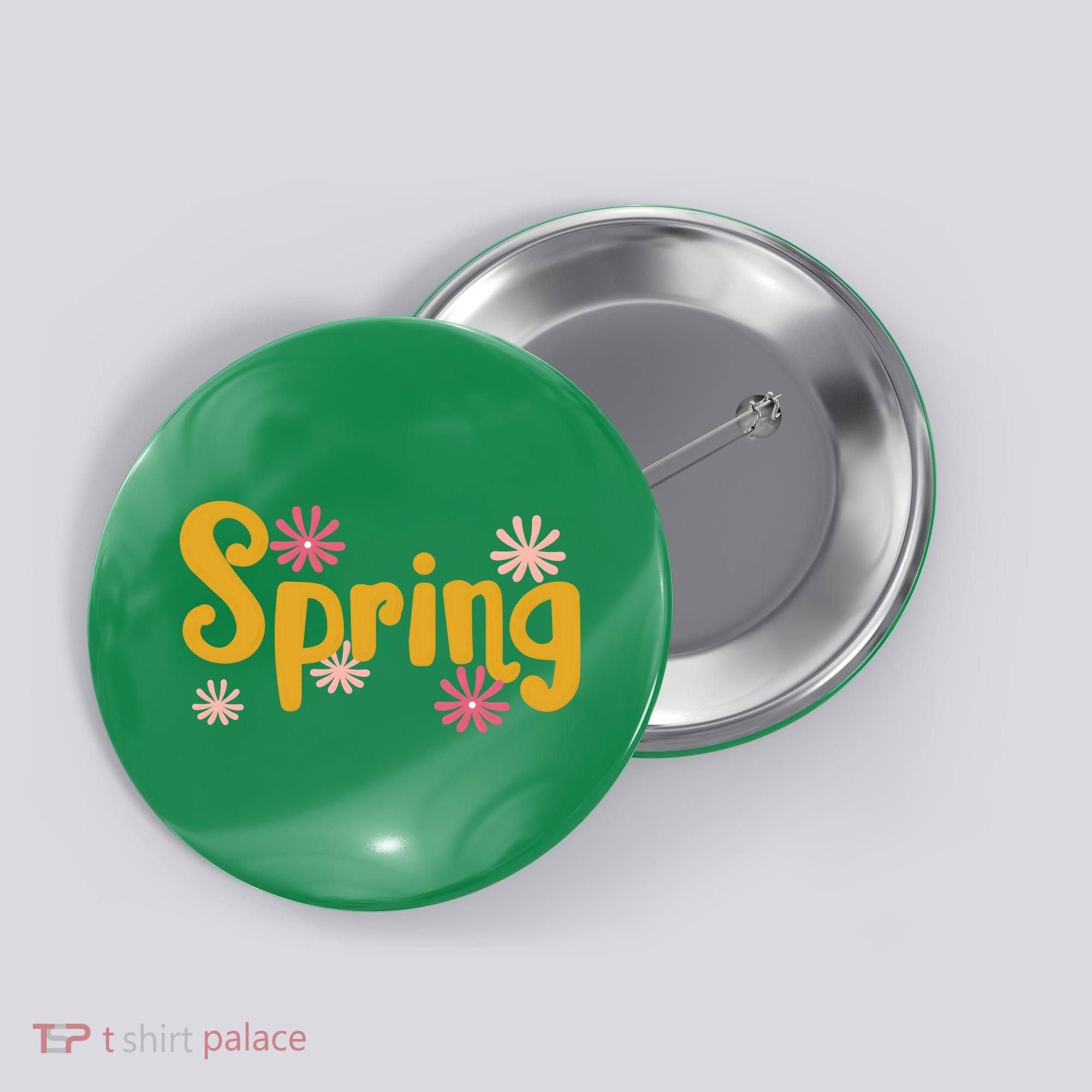Spring Cute Floral Season Button