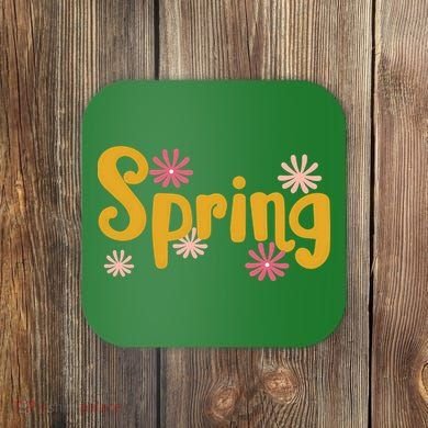 Spring Cute Floral Season Coaster