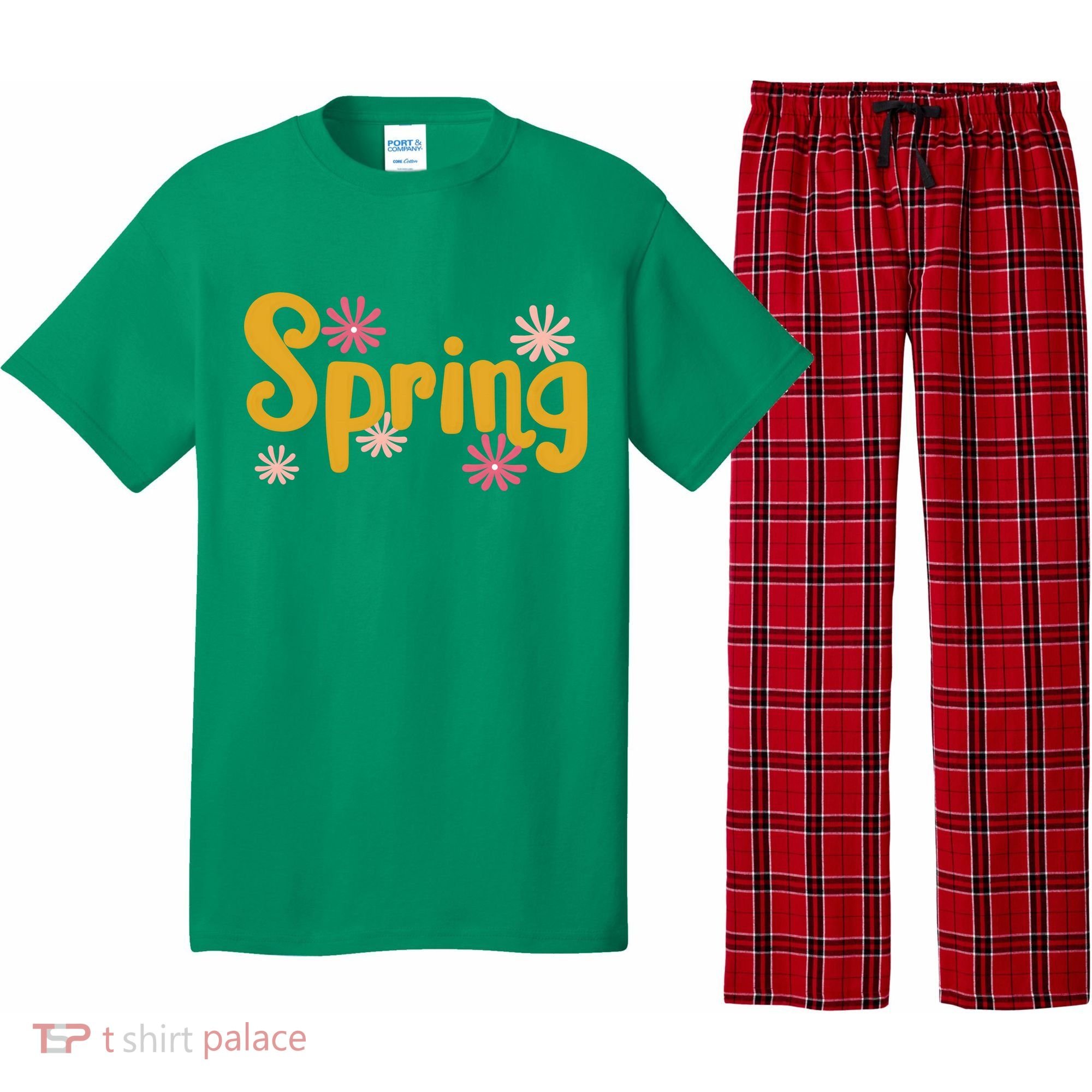 Spring Cute Floral Season Pajama Set