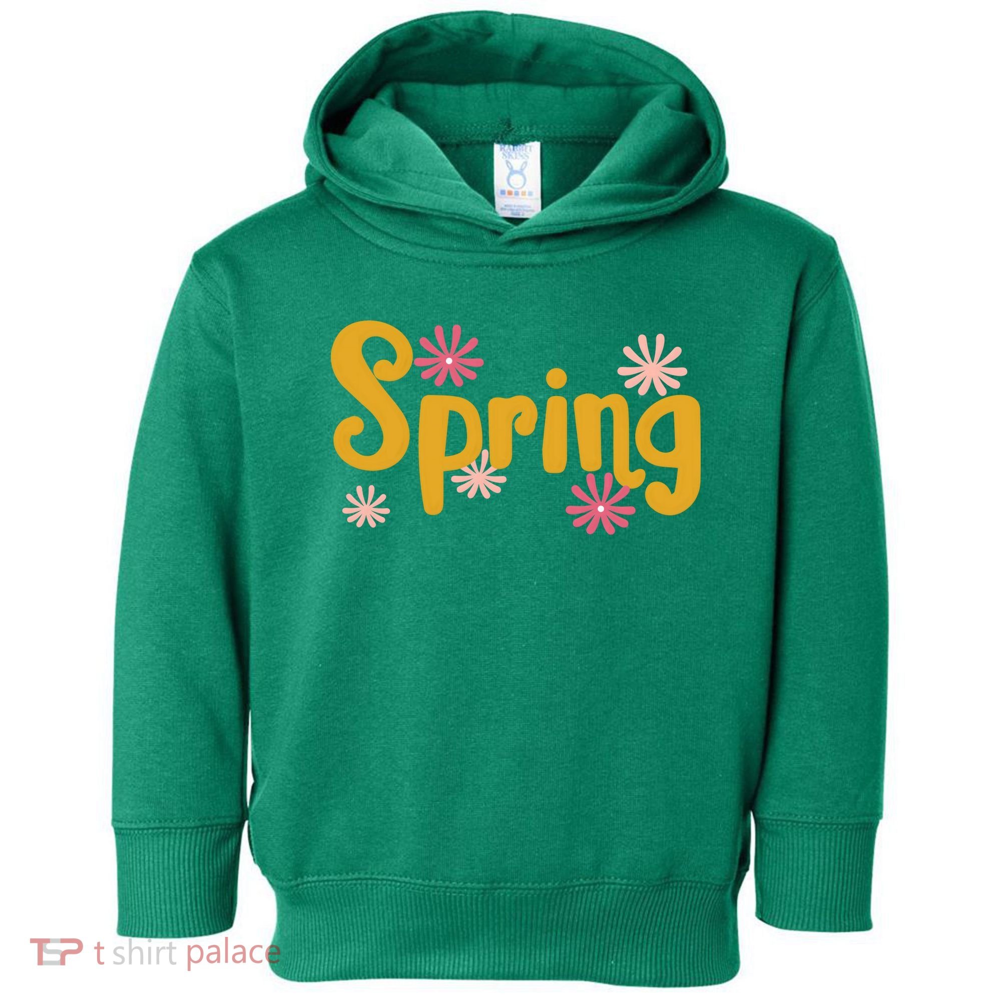 Spring Cute Floral Season Toddler Hoodie
