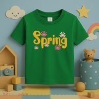 Spring Cute Floral Season Toddler T-Shirt thumb 3