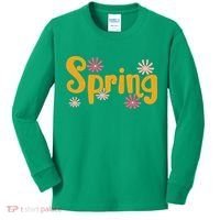 Spring Cute Floral Season Kids Long Sleeve Shirt thumb 0