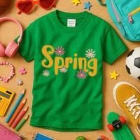 Spring Cute Floral Season Kids T-Shirt thumb 3