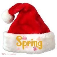 Spring Cute Floral Season Santa Hat thumb 0