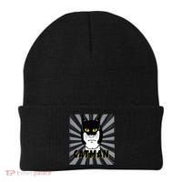 Superhero CatMan Funny Cat Dad Cat Lovers Beanie thumb 0