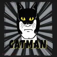 Superhero CatMan Funny Cat Dad Cat Lovers Women's Hoodie thumb 2