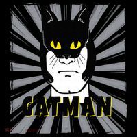 Superhero CatMan Funny Cat Dad Cat Lovers Visor thumb 3