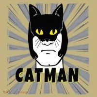 Superhero CatMan Funny Cat Dad Cat Lovers T-Shirt thumb 7