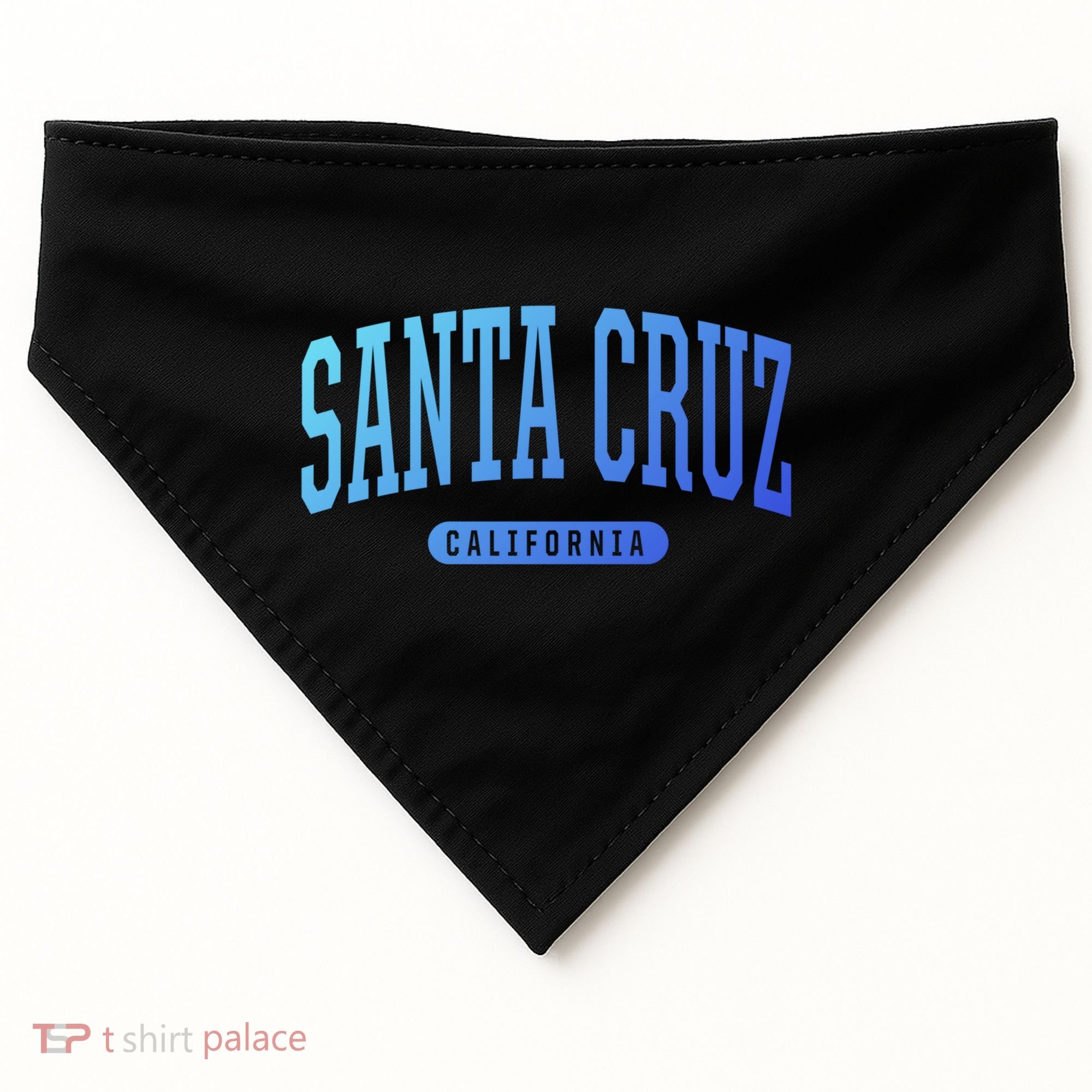 Santa Cruz Gift College University Style Ca Usa USA-Made Doggie Bandana