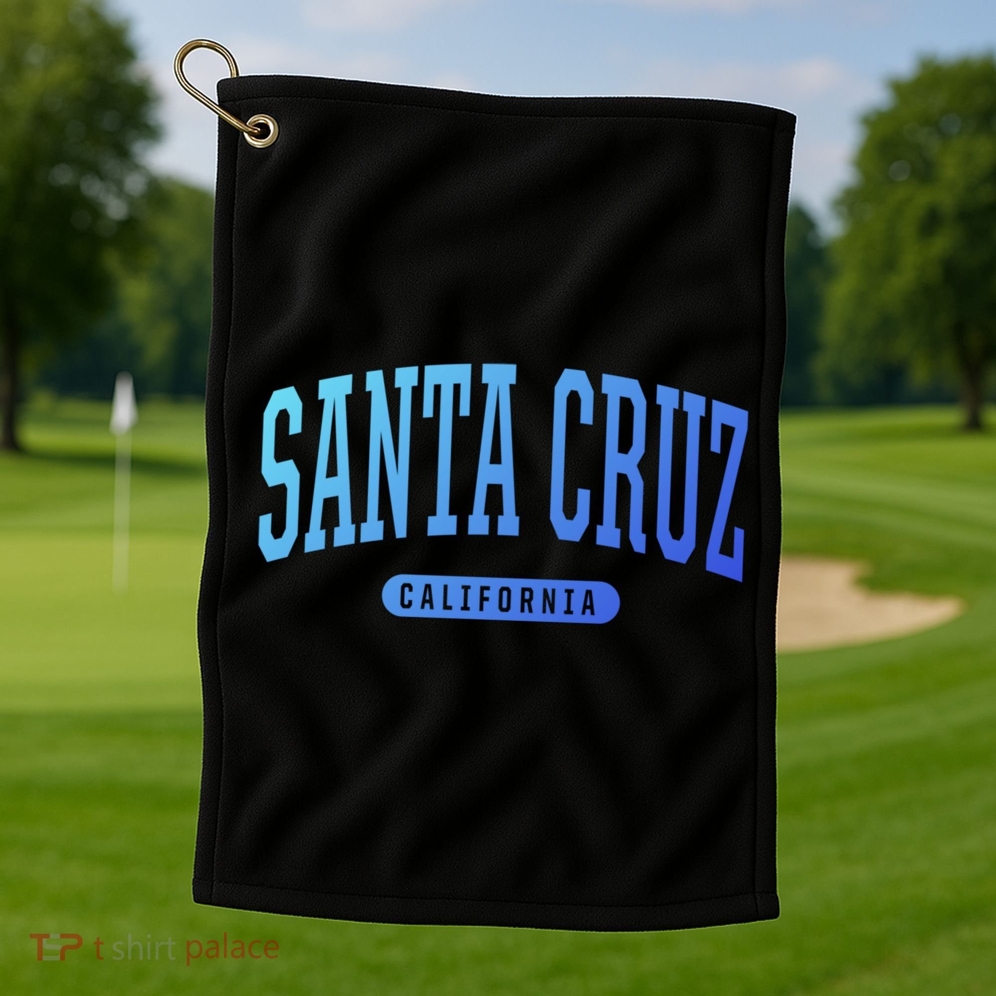 Santa Cruz Gift College University Style Ca Usa Golf Towel