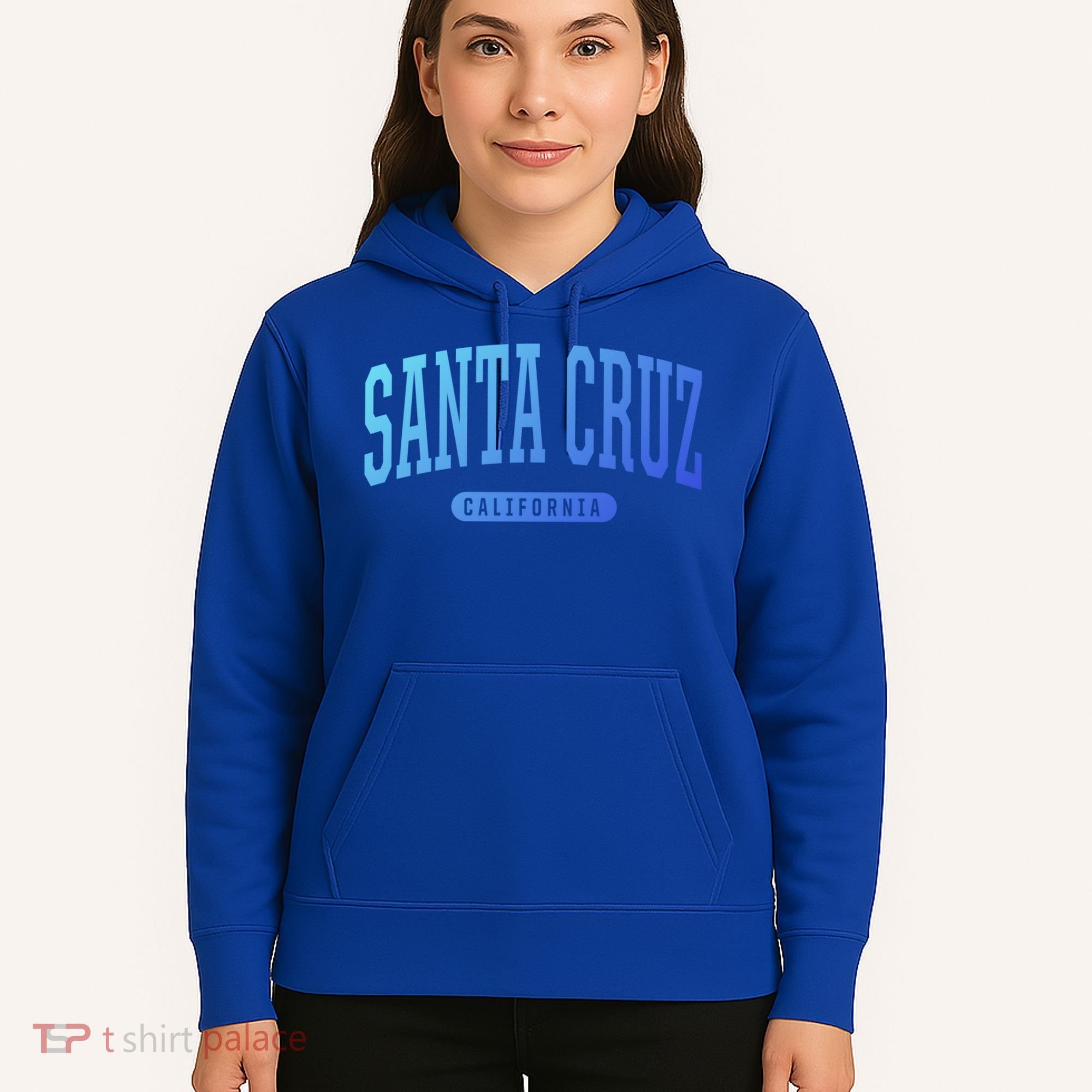 Santa Cruz Gift College University Style Ca Usa Hoodie