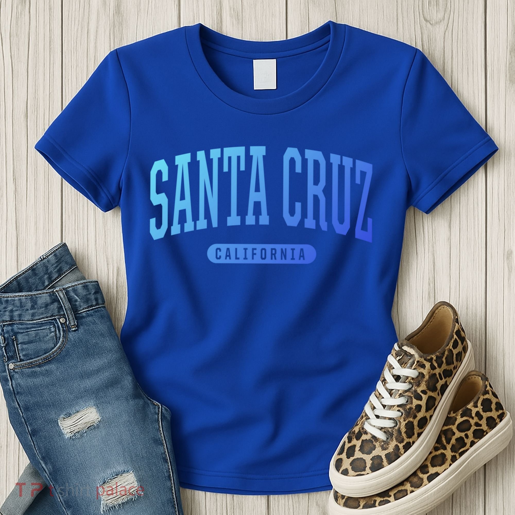 Santa Cruz Gift College University Style Ca Usa Women's T-Shirt