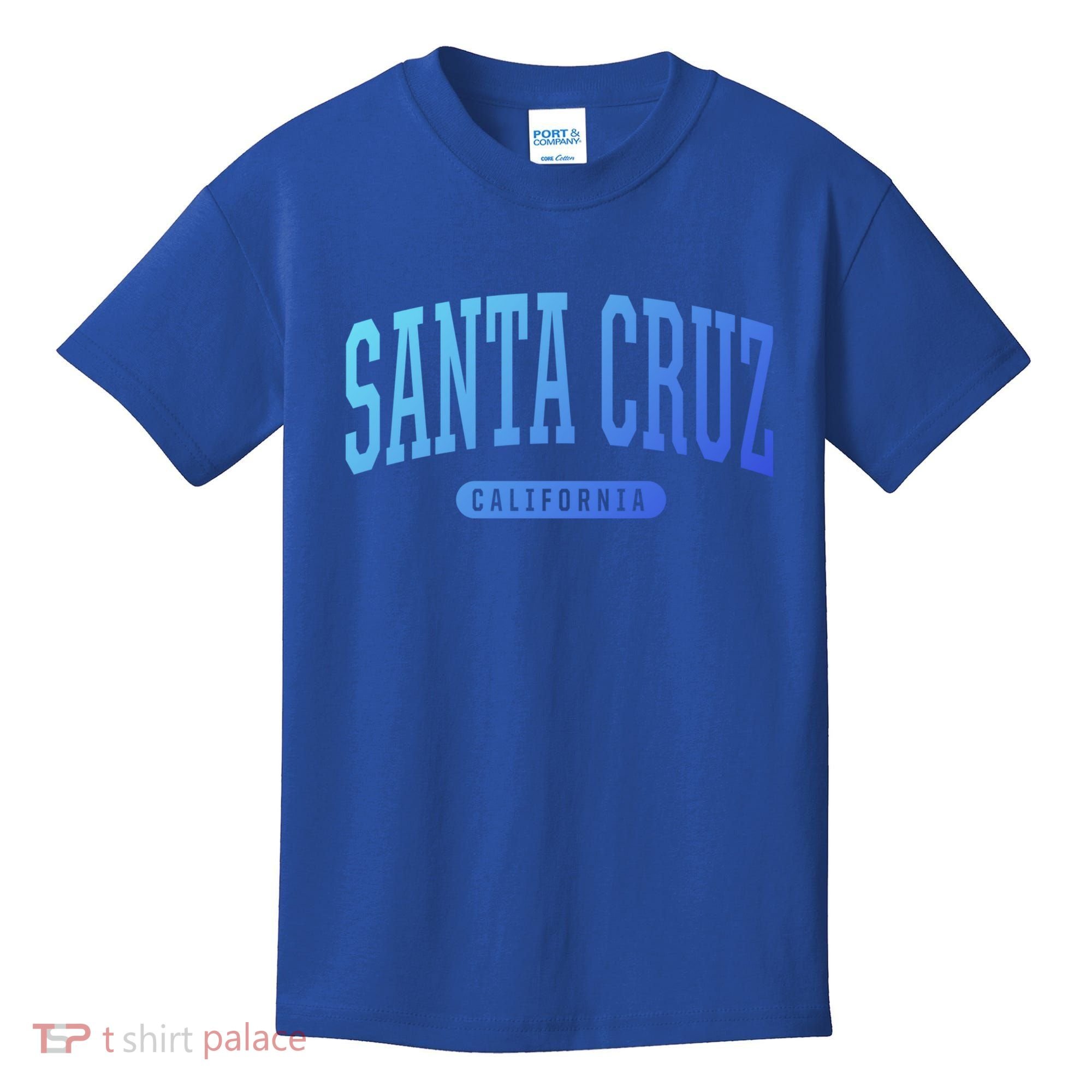 Santa Cruz Gift College University Style Ca Usa Kids T-Shirt