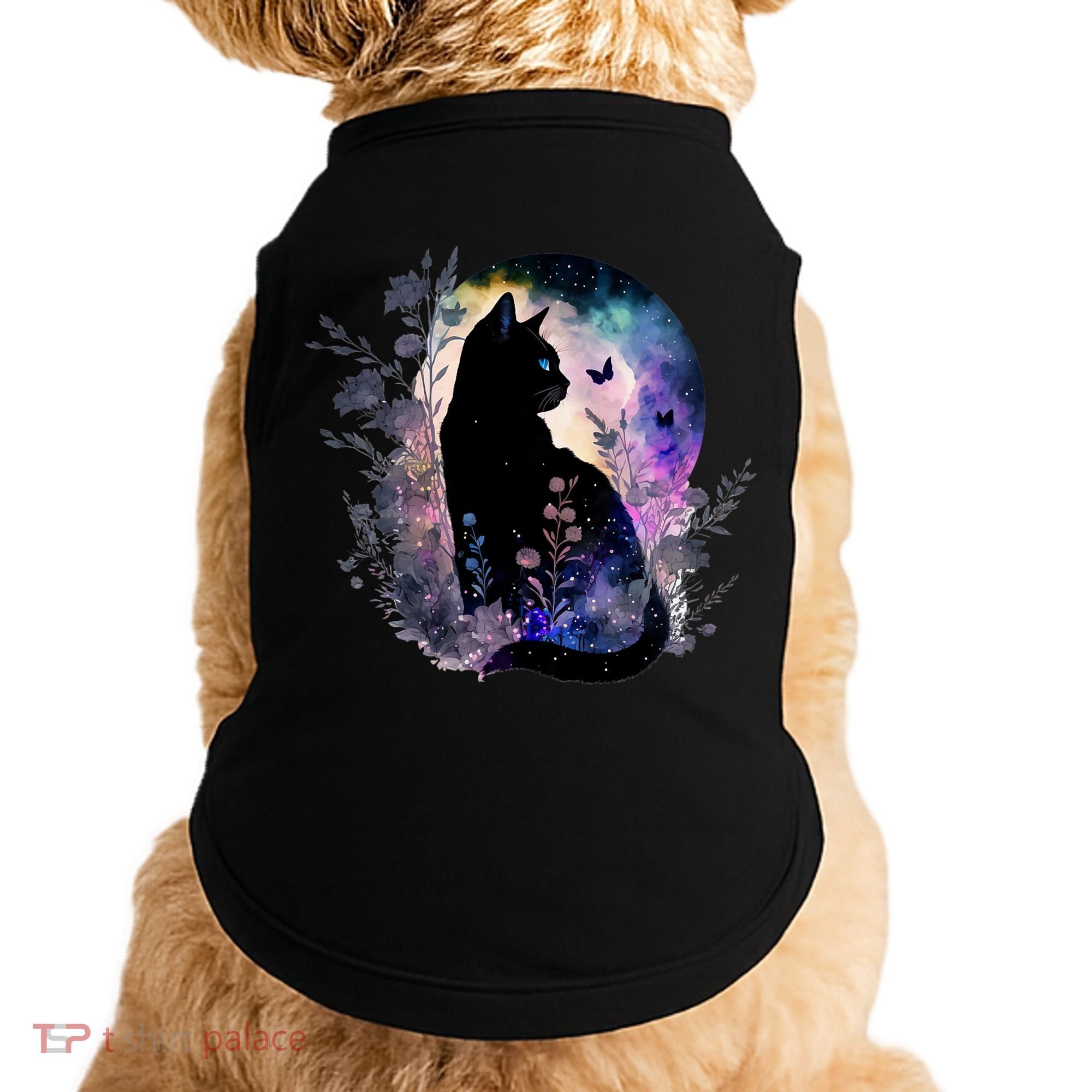 Space Cat Galaxy Cat Funny For Cat Dad Cat Mom Cat Lover Cat Alien Ufo Doggie Tank