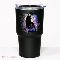 Space Cat Galaxy Cat Funny For Cat Dad Cat Mom Cat Lover Cat Alien Ufo Tumbler thumb 0