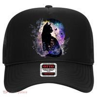 Space Cat Galaxy Cat Funny For Cat Dad Cat Mom Cat Lover Cat Alien Ufo Hat thumb 0