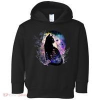 Space Cat Galaxy Cat Funny For Cat Dad Cat Mom Cat Lover Cat Alien Ufo Toddler Hoodie thumb 0