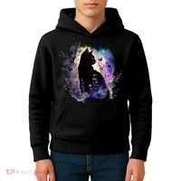 Space Cat Galaxy Cat Funny For Cat Dad Cat Mom Cat Lover Cat Alien Ufo Kids Hoodie thumb 4