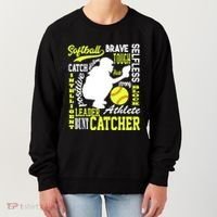 Softball Catcher Great For Ns Traits Of A Catcher Gift Women's Sweatshirt thumb 0