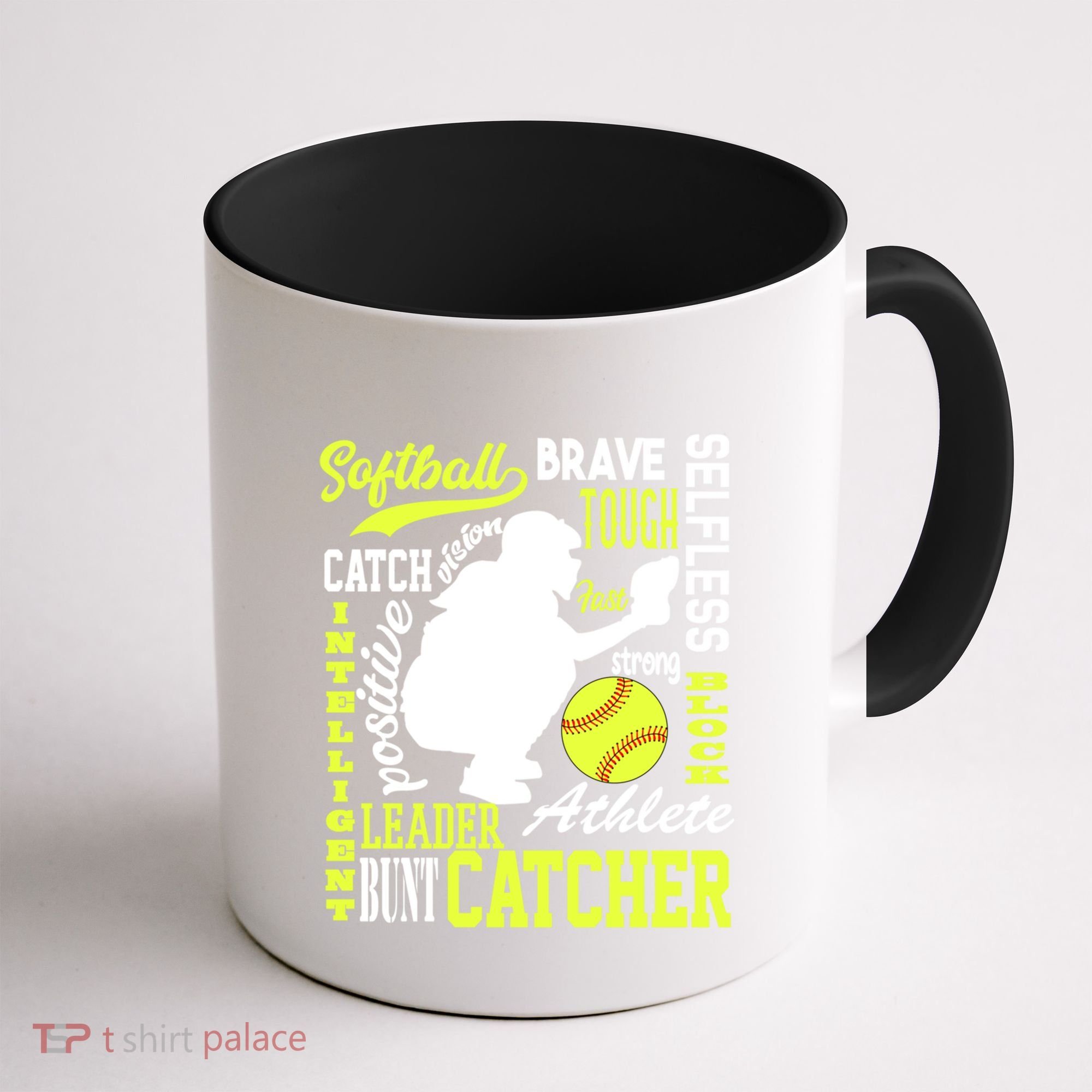 Softball Catcher Great For Ns Traits Of A Catcher Gift Coffee Mug