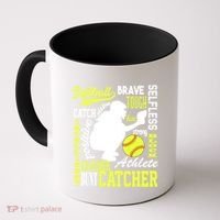 Softball Catcher Great For Ns Traits Of A Catcher Gift Coffee Mug thumb 0