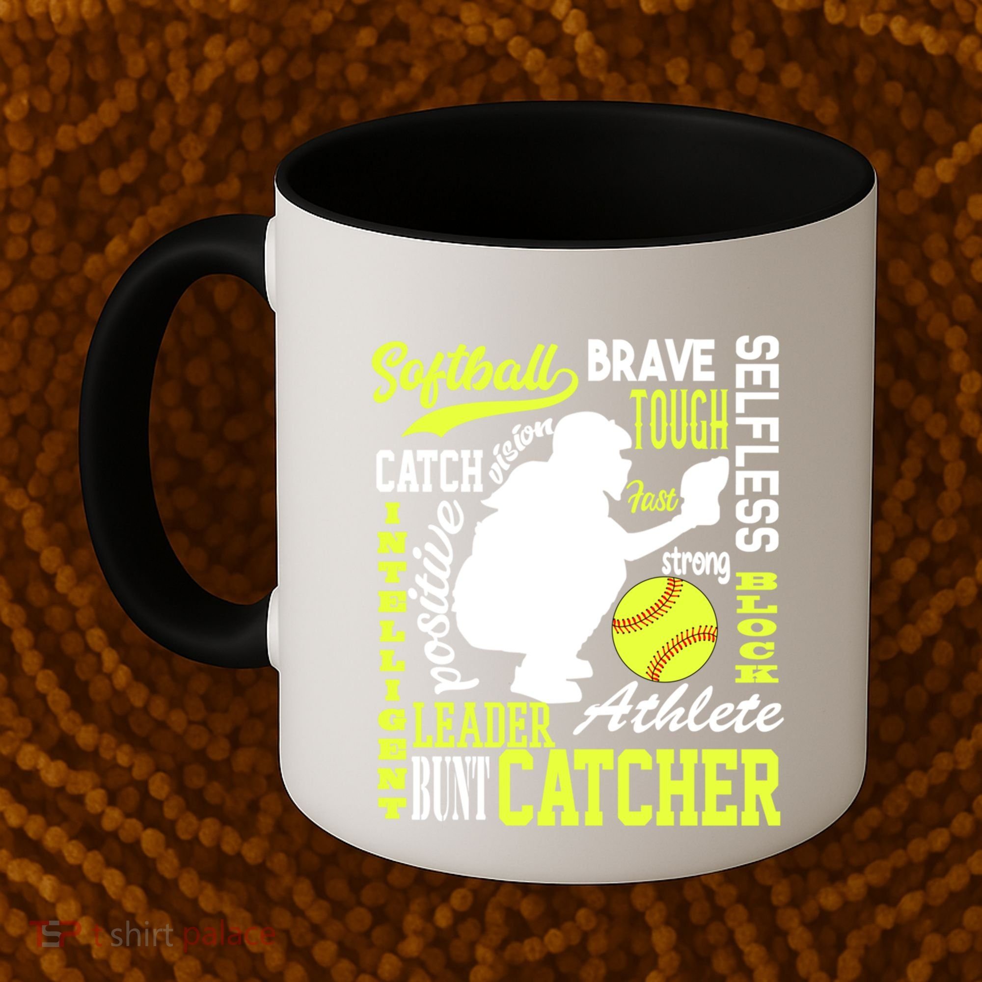 Softball Catcher Great For Ns Traits Of A Catcher Gift Coffee Mug