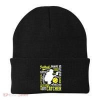 Softball Catcher Great For Ns Traits Of A Catcher Gift Beanie thumb 0