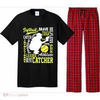 Softball Catcher Great For Ns Traits Of A Catcher Gift Pajama Set thumb 0