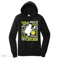 Softball Catcher Great For Ns Traits Of A Catcher Gift Women's Hoodie thumb 0