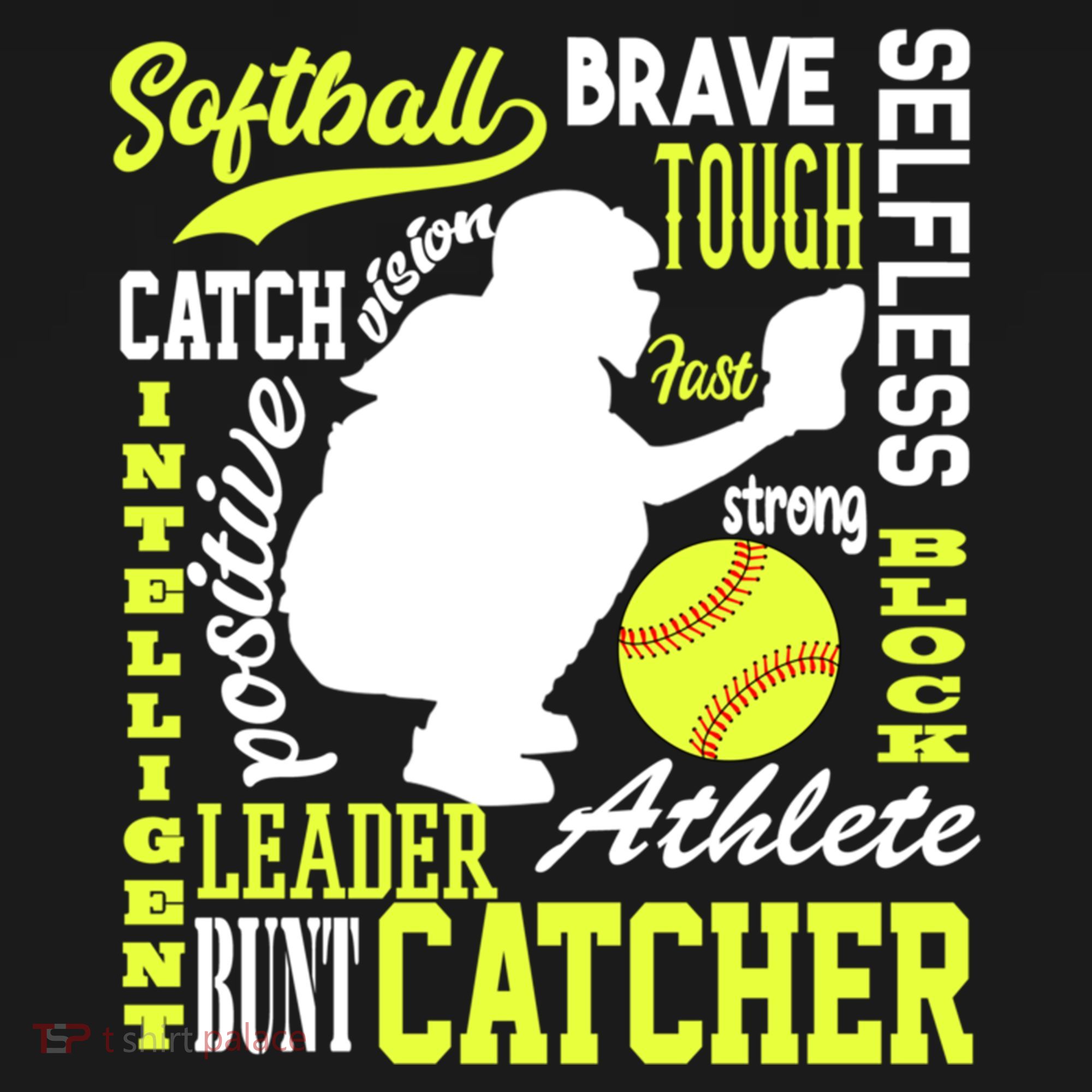 Softball Catcher Great For Ns Traits Of A Catcher Gift Women's Hoodie
