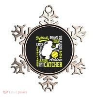 Softball Catcher Great For Ns Traits Of A Catcher Gift Ornament thumb 0
