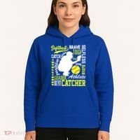 Softball Catcher Great For Ns Traits Of A Catcher Gift Hoodie thumb 5