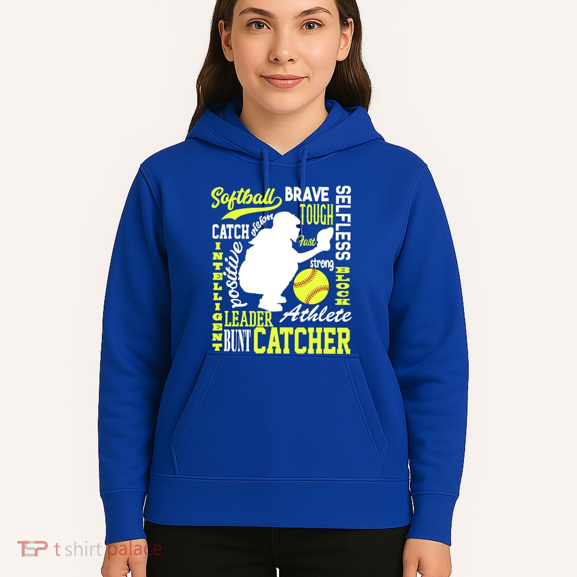 Softball Catcher Great For Ns Traits Of A Catcher Gift Hoodie