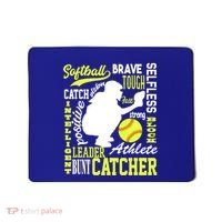 Softball Catcher Great For Ns Traits Of A Catcher Gift Mousepad thumb 0