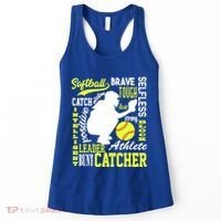 Softball Catcher Great For Ns Traits Of A Catcher Gift Women's Tank Top thumb 0